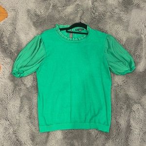 Adrianna papell green blouse